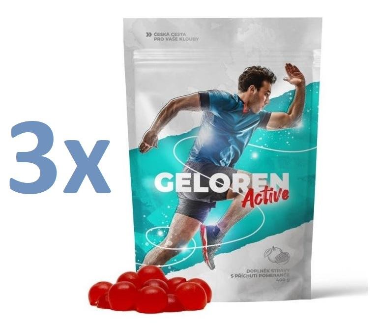 Contipro Geloren ACTIVE kloubní výživa pro lidi 3 x 400 g