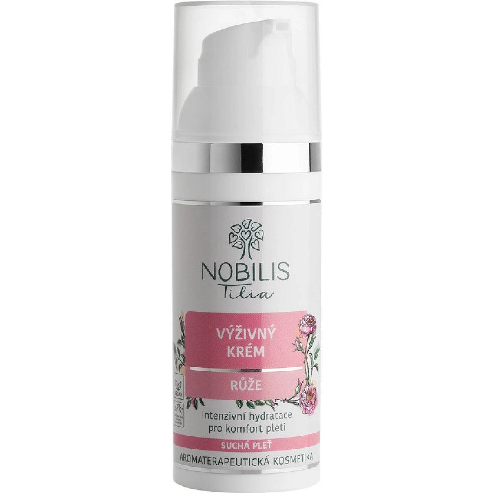 Nobilis Tilia Výživný krém Růže 50 ml