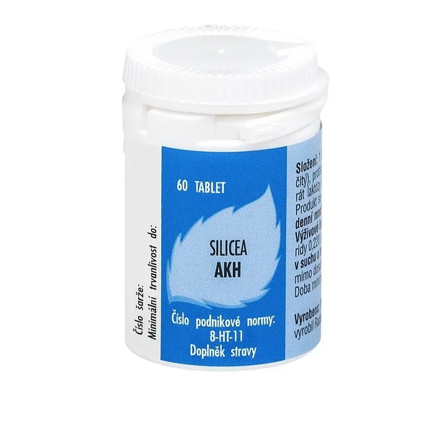 Radim Bakeš Galenická laboratoř Ostrava AKH Silicea 60 tablet