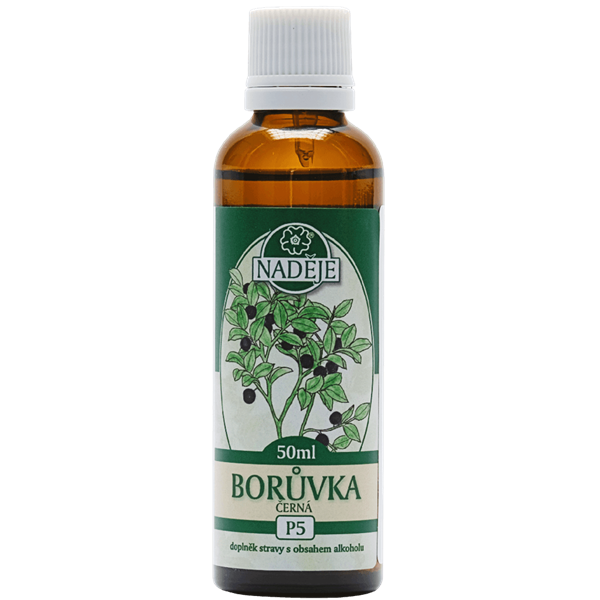  Naděje Borůvka černá tinktura z pupenů 50 ml