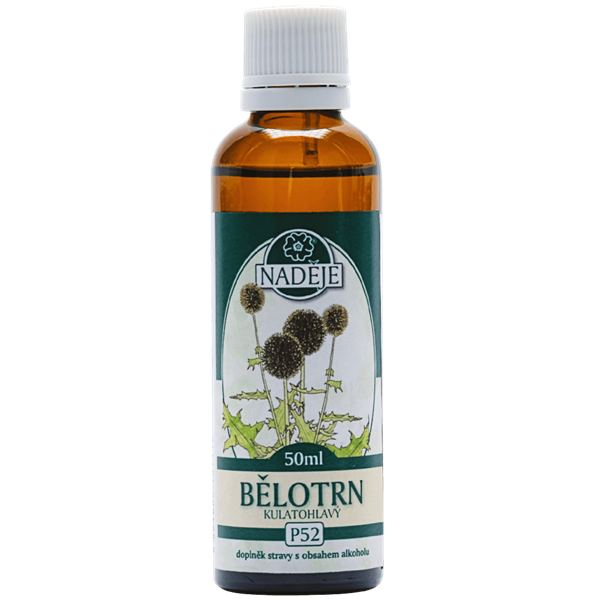 Naděje Bělotrn kulatohlavý tinktura z pupenů 50 ml