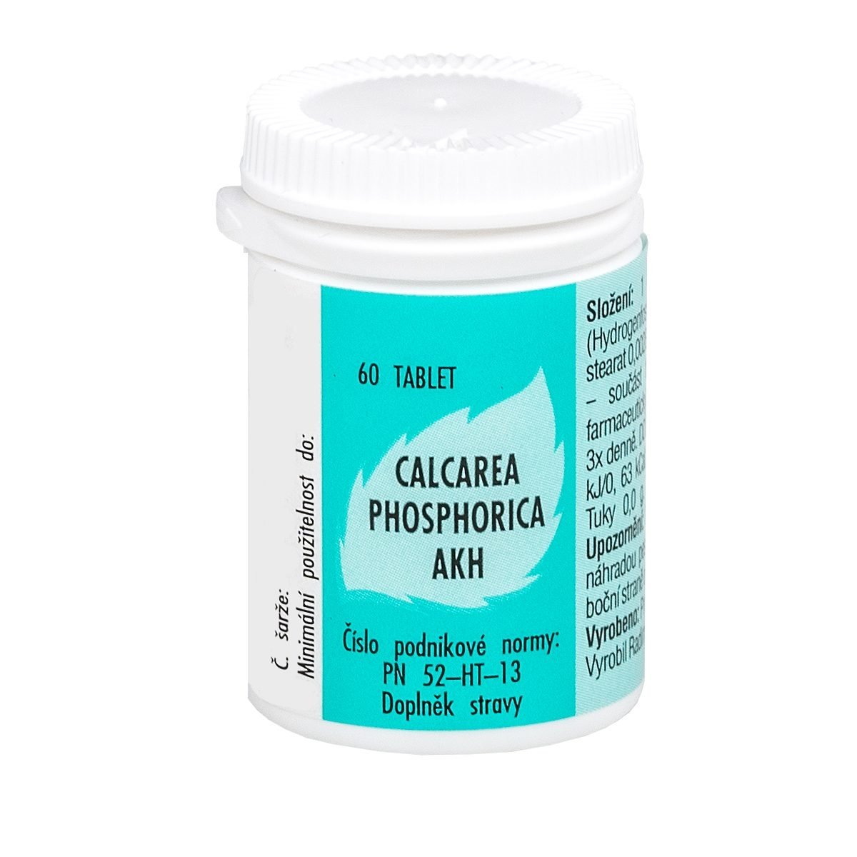 Radim Bakeš Galenická laboratoř Ostrava AKH Calcarea phosphorica 60 tablet