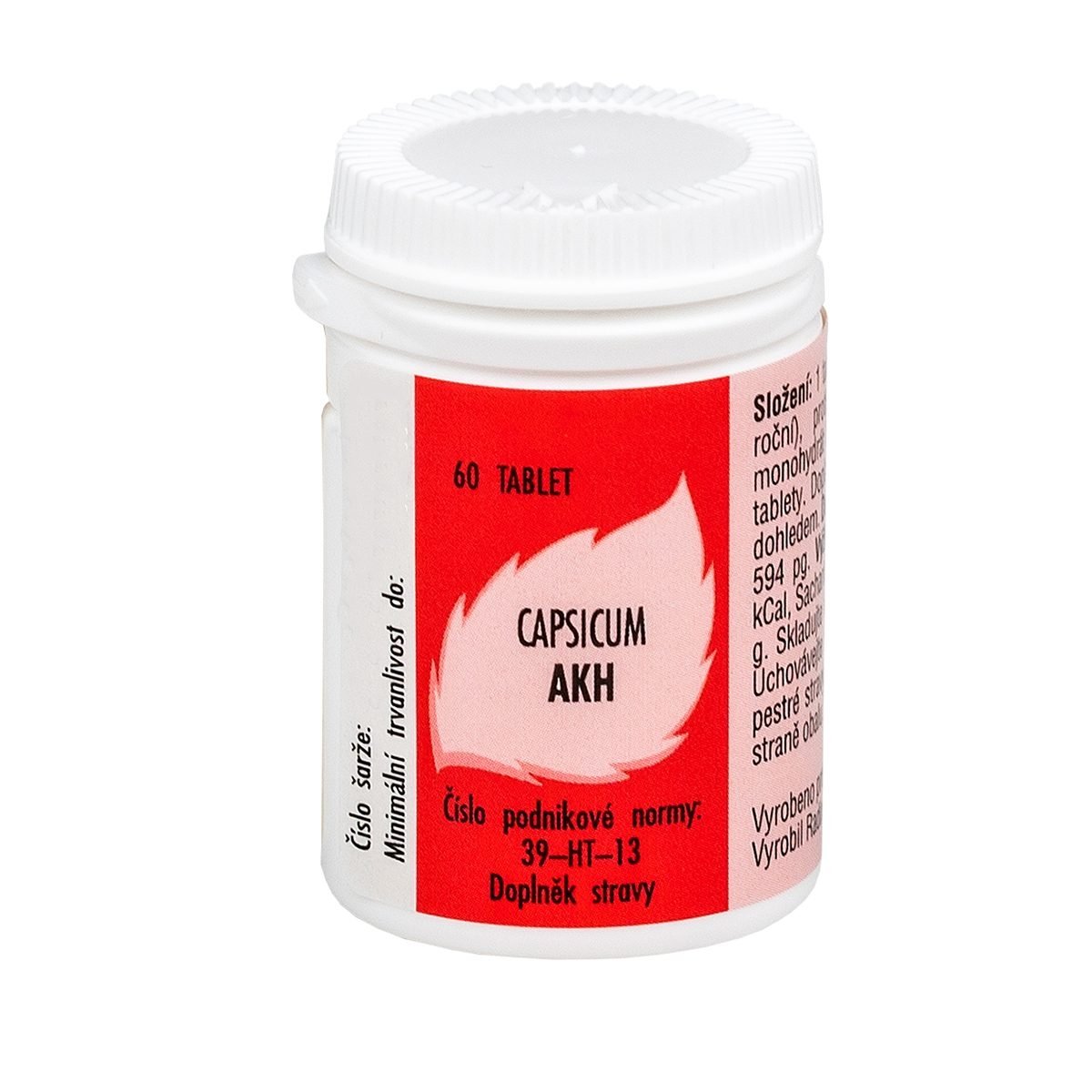 Radim Bakeš Galenická laboratoř Ostrava AKH Capsicum 60 tablet