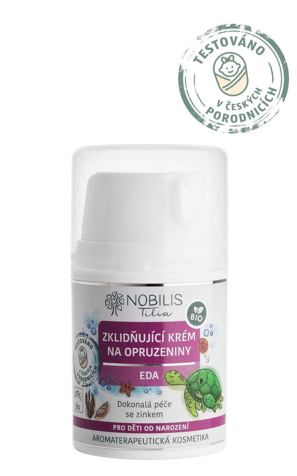 Nobilis Tilia Zklidňující krém na opruzeniny Eda 50 ml