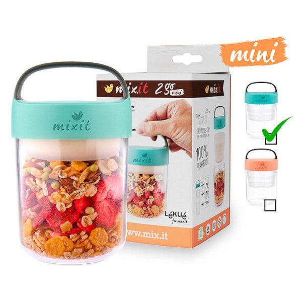Mixit 2go mini - svačinový box mintový 400ml