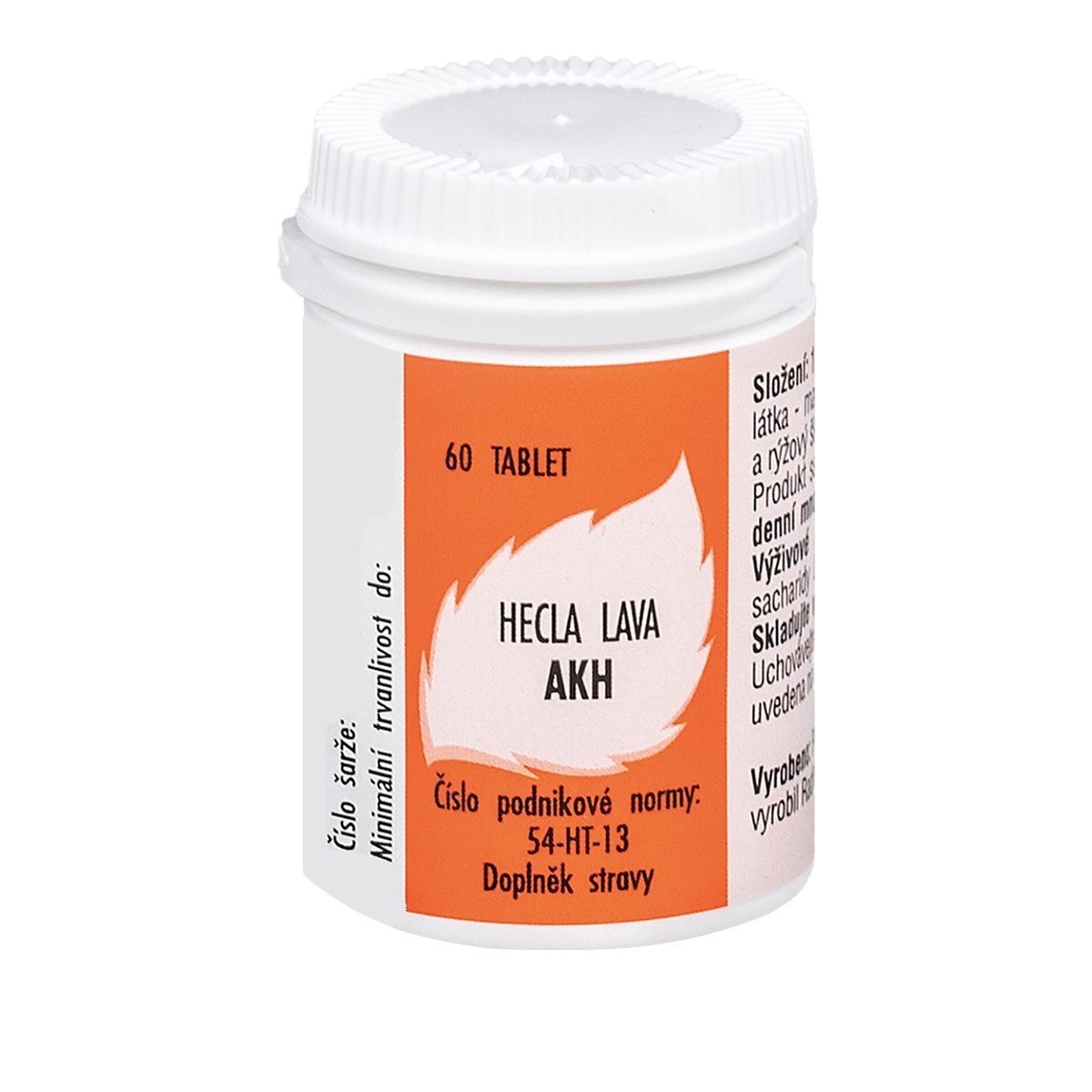 Radim Bakeš Galenická laboratoř Ostrava AKH Hecla lava 60 tablet