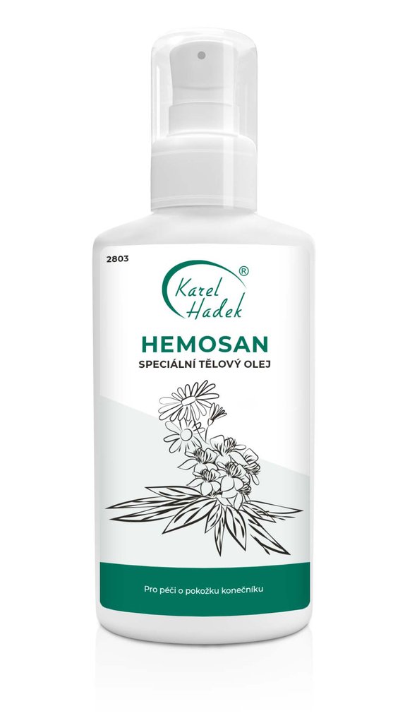 Karel Hadek Hemosan speciální tělový olej 100 ml