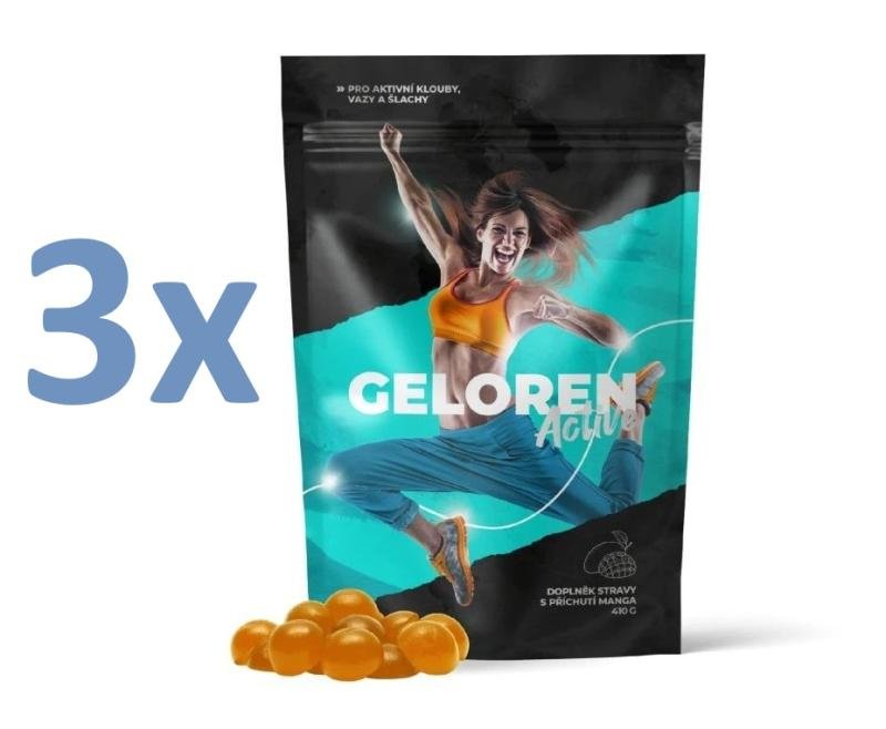 Contipro Geloren Active mango 3 x 410g - kloubní výživa pro lidi