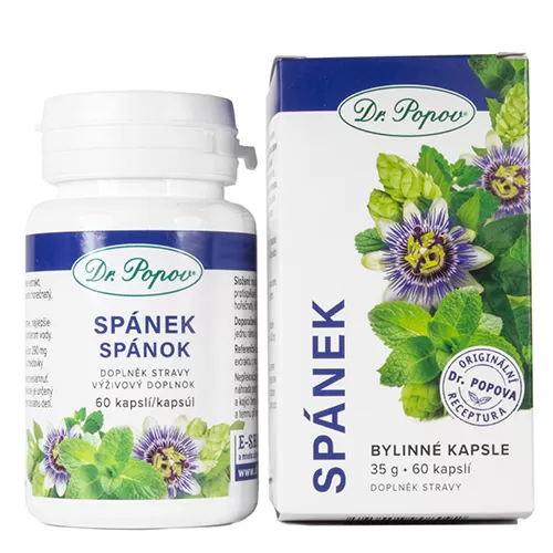 Dr. Popov Bylinné kapsle Spánek 60 kapslí