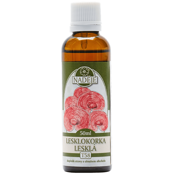 Naděje Lesklokorka tinktura z byliny 50 ml