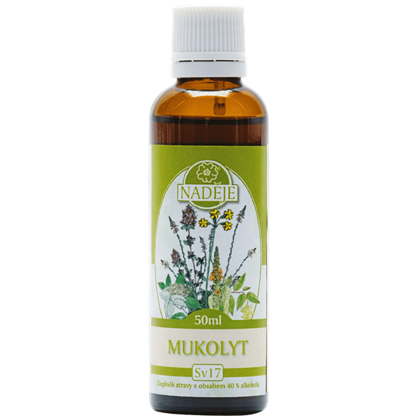 Naděje Mukolyt tinktura z bylin 50 ml