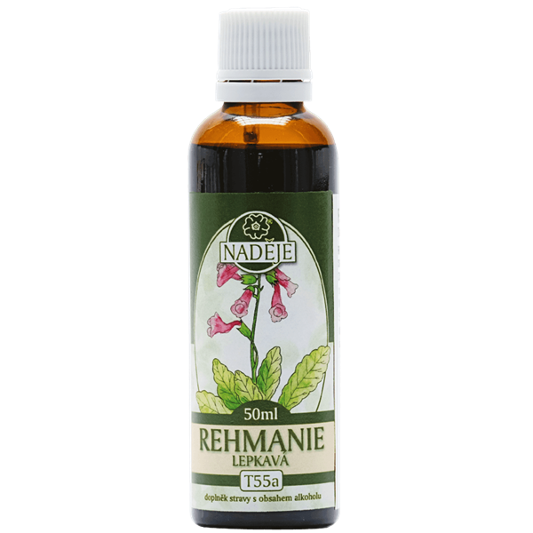 Naděje Rehmanie lepkavá tinktura z byliny 50 ml
