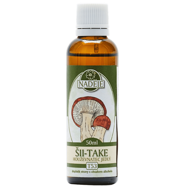 Naděje Šii-také Houževnatec jedlý tinktura z houby 50 ml